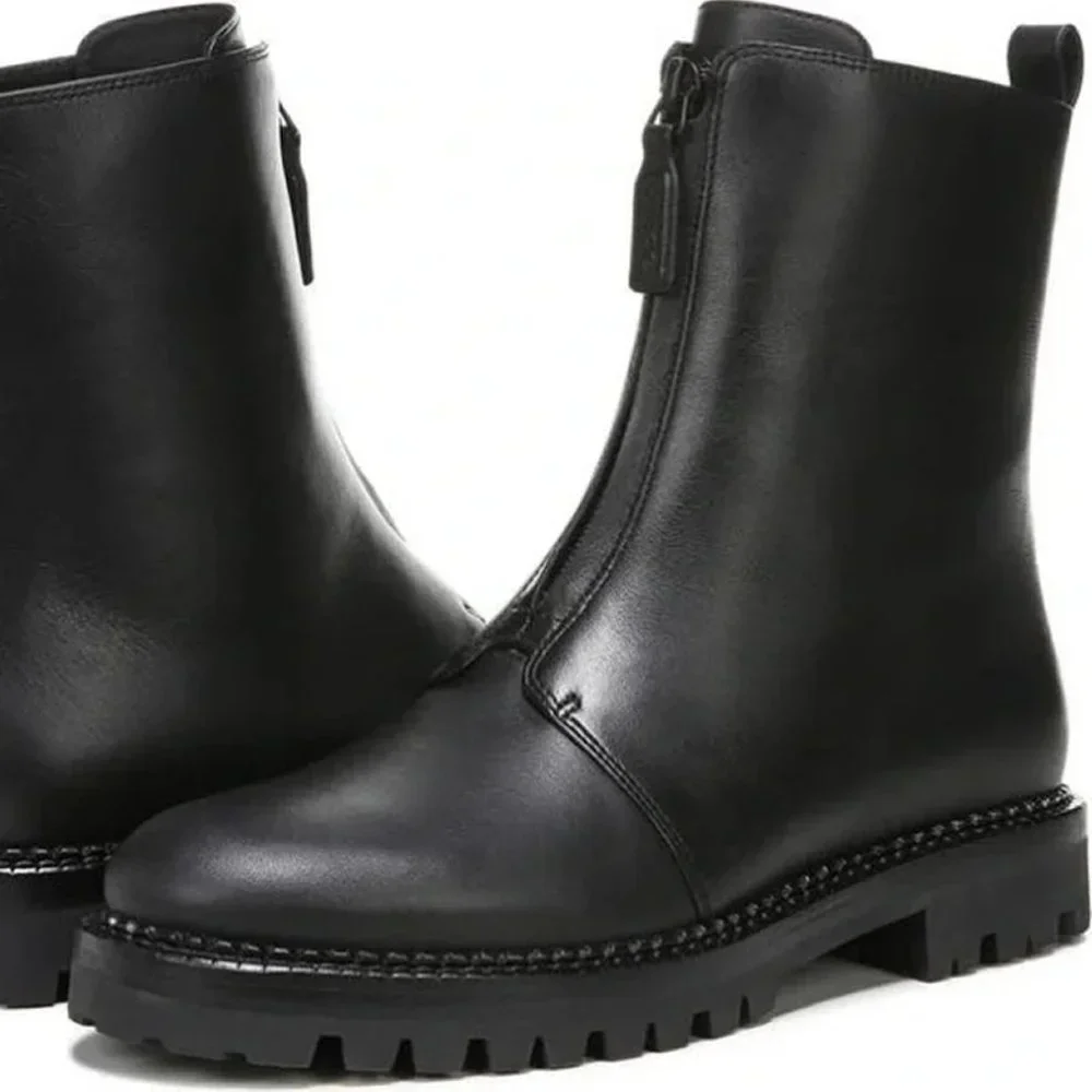 VINCE Cabria Water Resistant Front Zip Boot Size 7 US - Picture 6 of 7